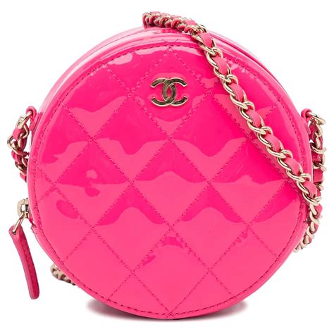 round as earth chanel bag|Chanel Round as Earth Crossbody Bag Patent Pink 30590952.